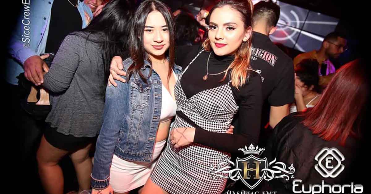 Gorgeous girls at Euphoria Nightclub